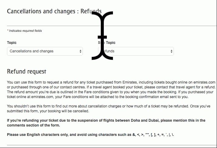 How To Cancel Emirates UK Contact Numbers