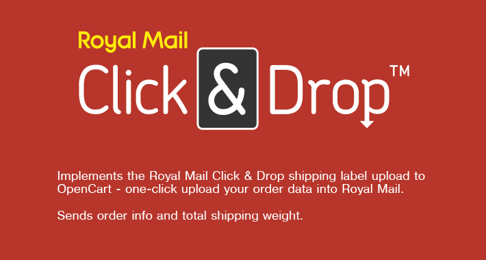Royal Mail Click Drop API For OpenCart